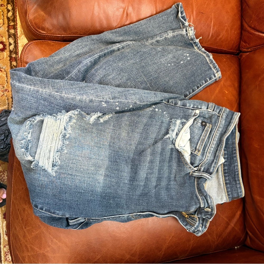 Judy blue High Rise Distressed Blue Jeans